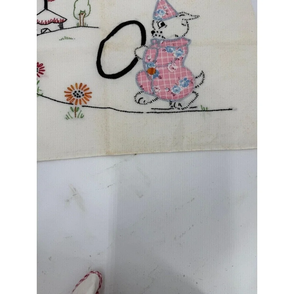 Vintage Handmade Pillowcase-approximately 11